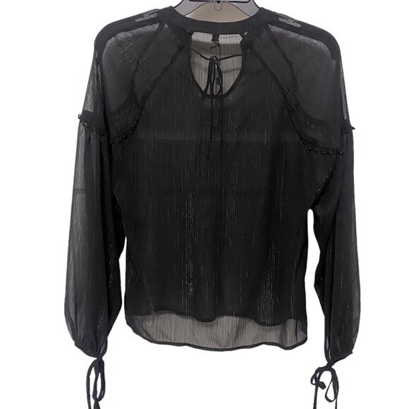 Romeo & Juliet Couture Sheer Blouse - Picture 3 of 10